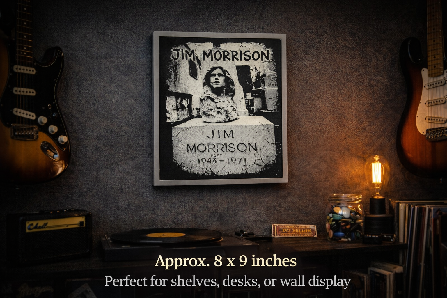 Jim Morrison Grave HueForge Art