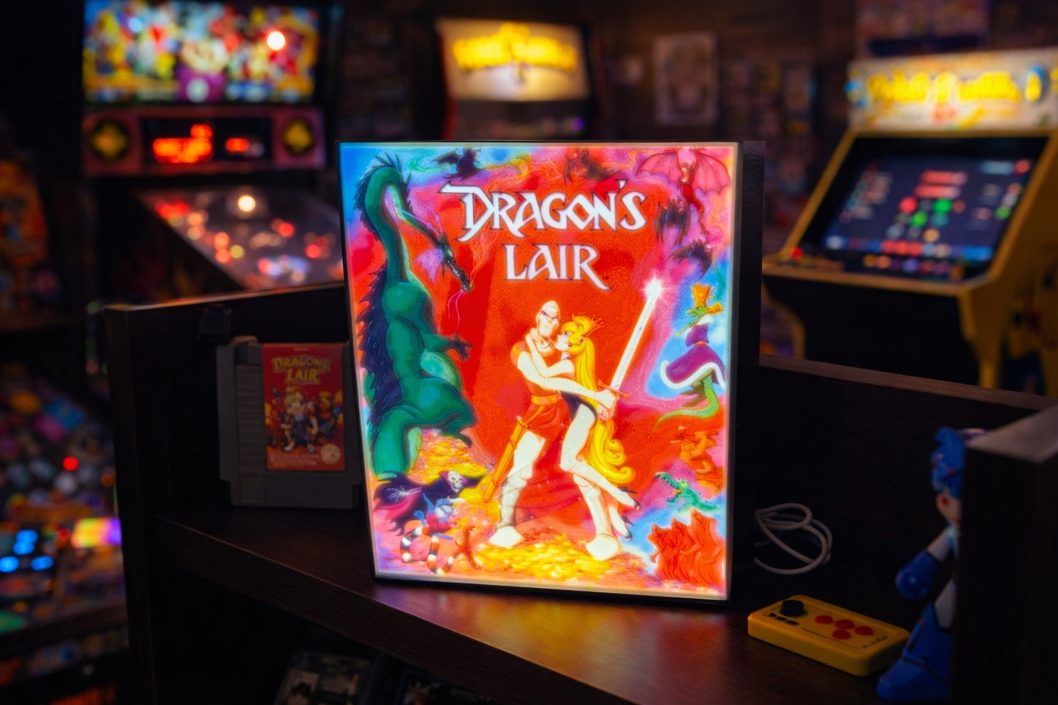 Custom Dragon’s Lair Lithophane LED Light Box