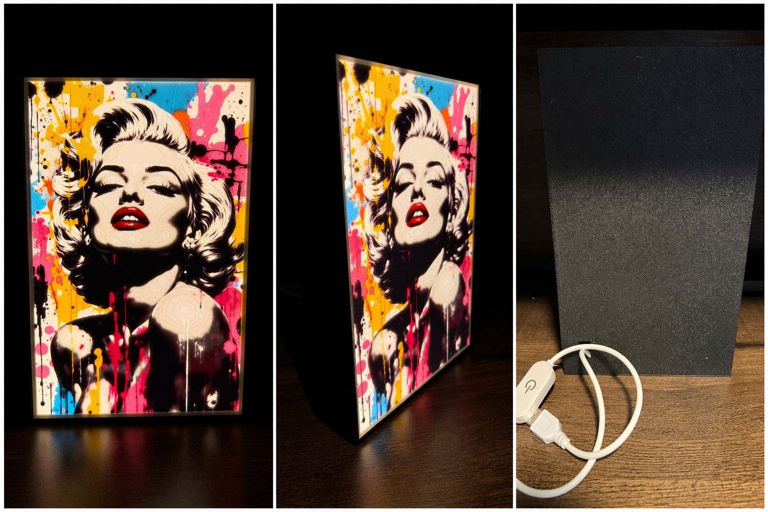 Marilyn Monroe Inspired LED Light Box