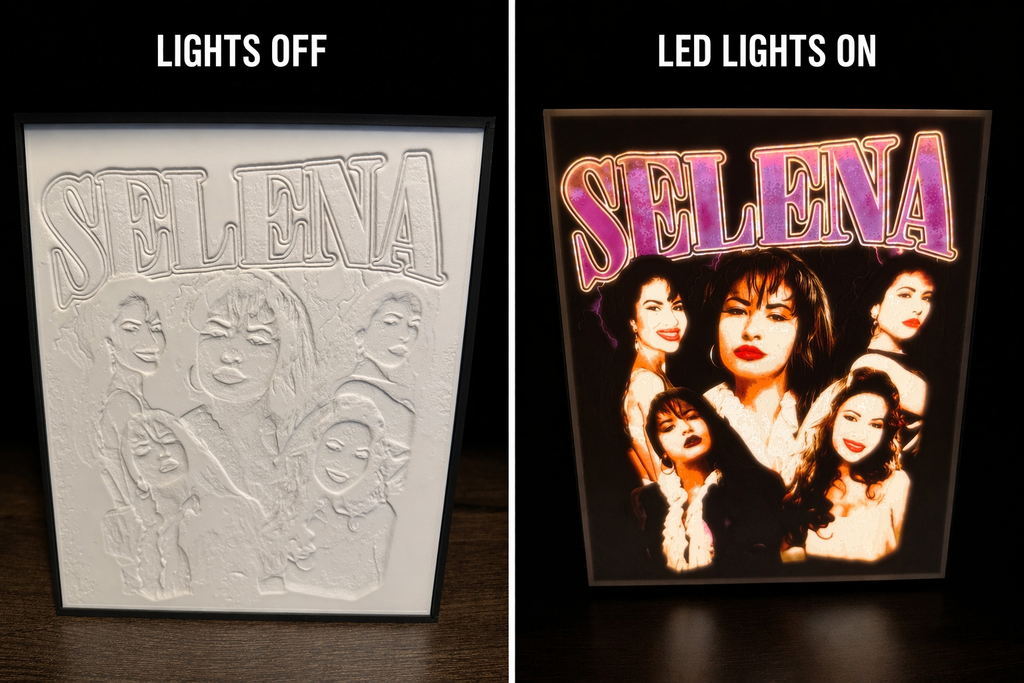 Selena Inspired LED Light Box
