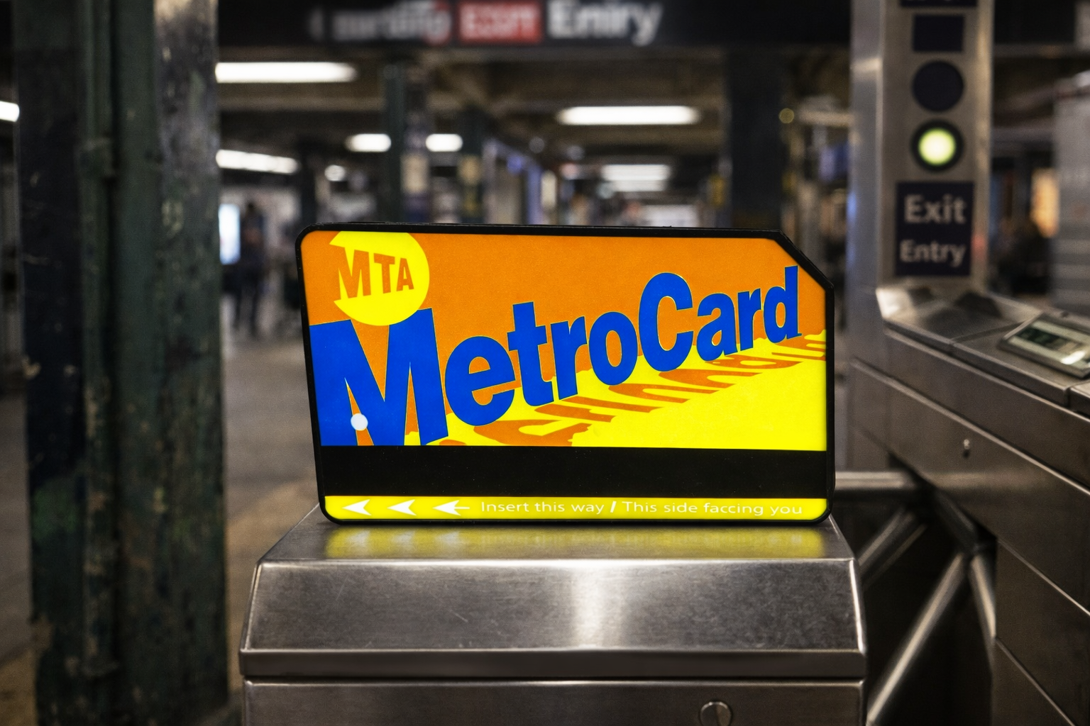 NYC MetroCard LED Light Box – New York City Decor