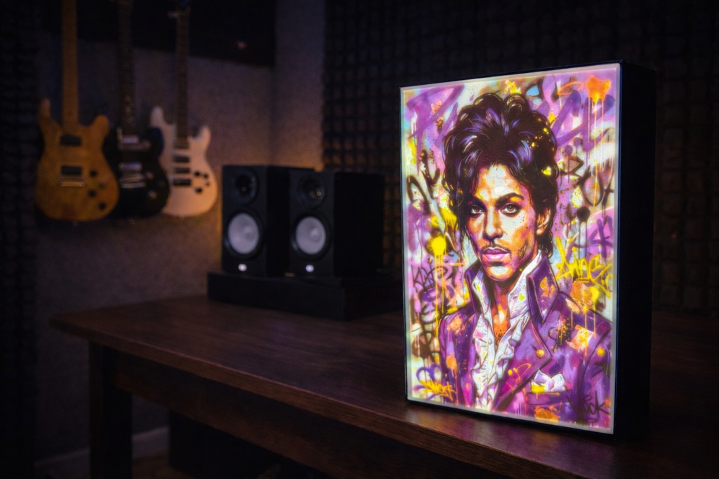 Prince Inspired LED Lithophane Lightbox