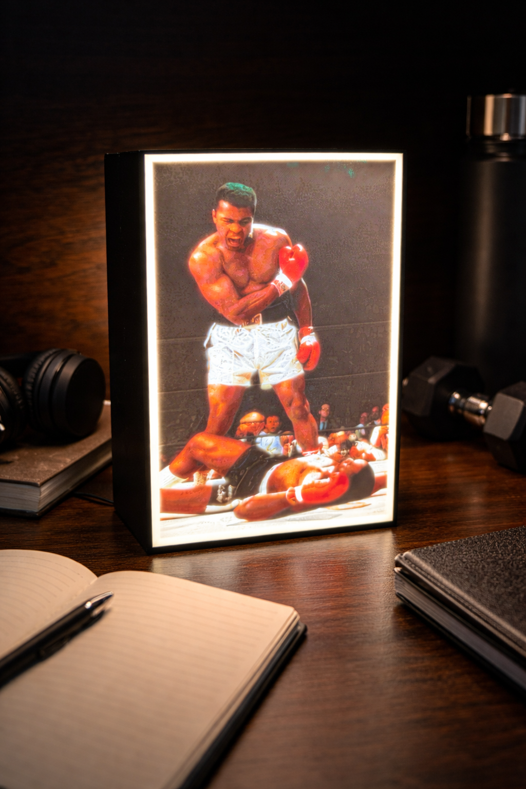 Muhammad Ali Inspired LED Light Box