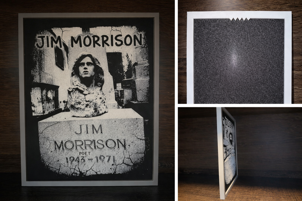 Jim Morrison Grave HueForge Art