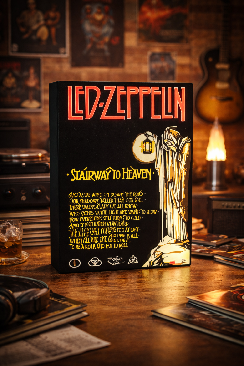 Led Zeppelin “Stairway to Heaven” LED Light Box