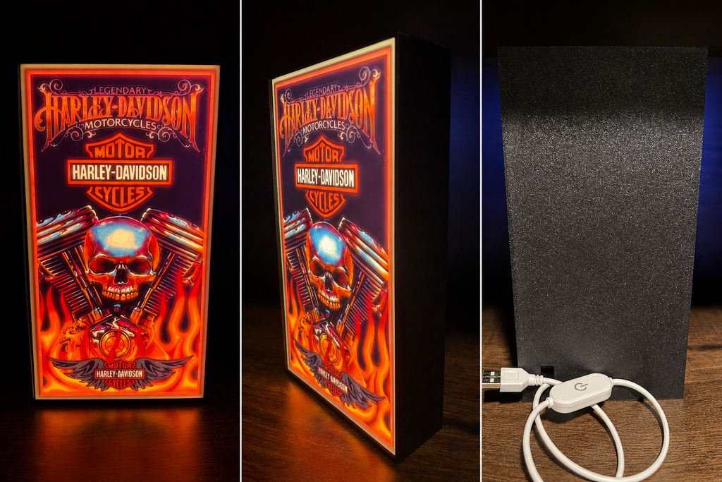 Harley Davidson LED Light Box v2