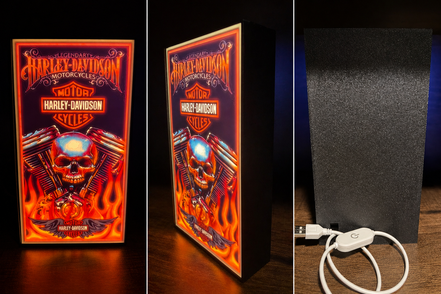 Harley Davidson LED Light Box v2