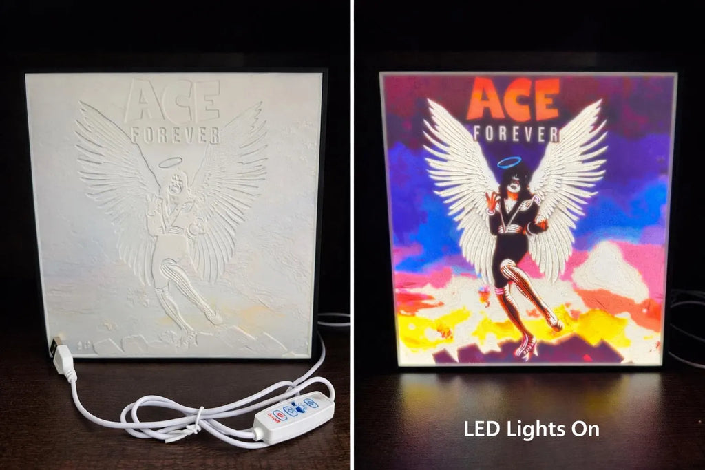 Kiss Ace Frehley Forever – LED Lithophane Light Box