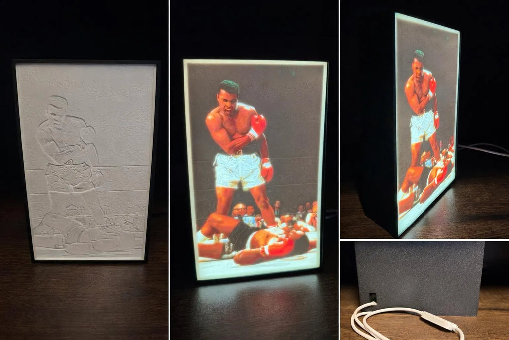 Muhammad Ali Inspired LED Light Box