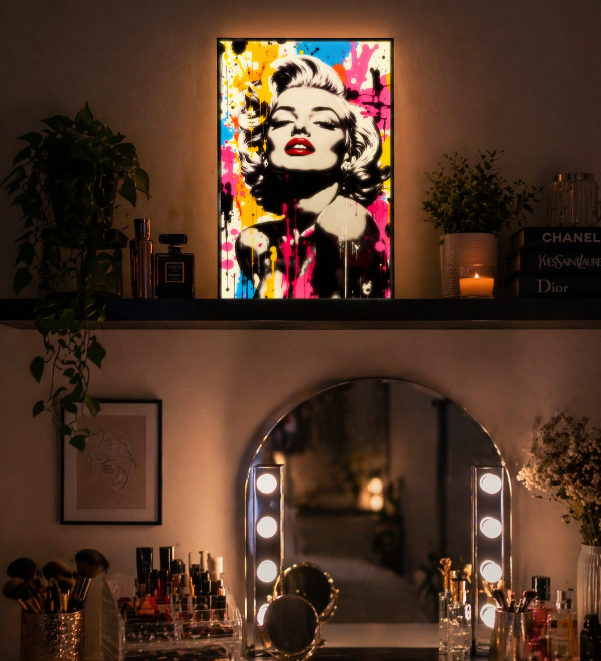 Marilyn Monroe Inspired LED Light Box