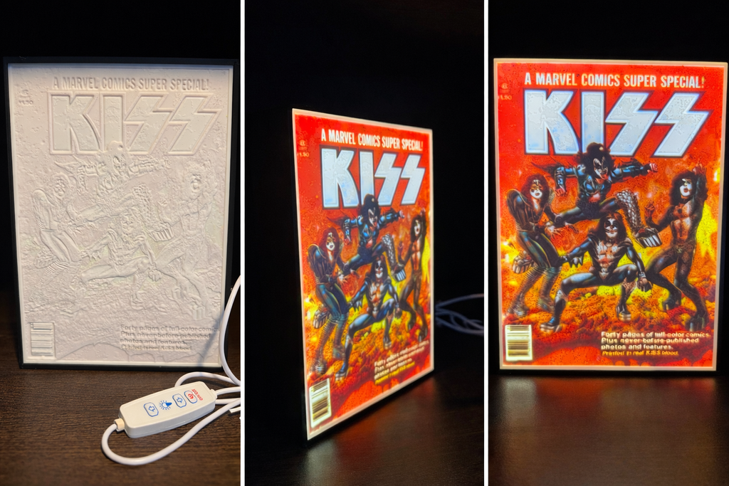 KISS Comic Cover LED Light Box