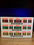 Back to the Future Inspired Time Travel LED Light Box