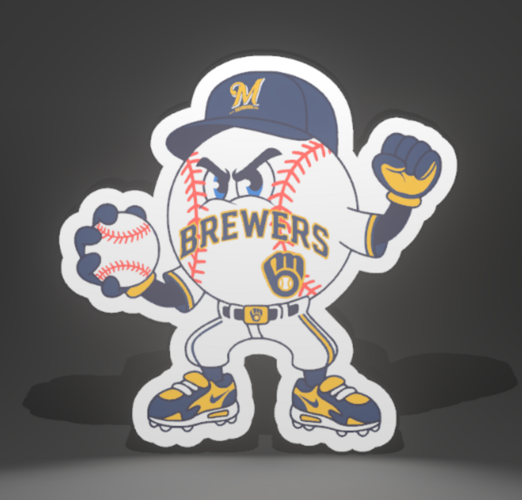 Custom Baseball Teams Light Boxes - Pick From All 30 Teams