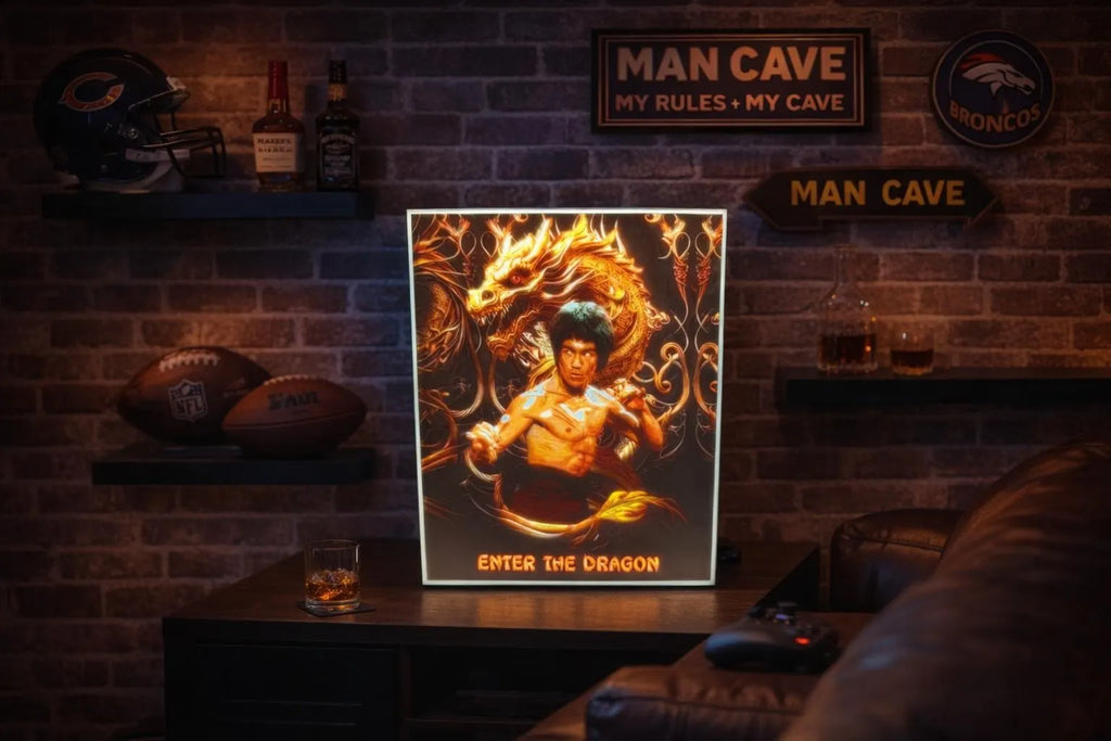 Enter the Dragon Illuminated LED Light Box