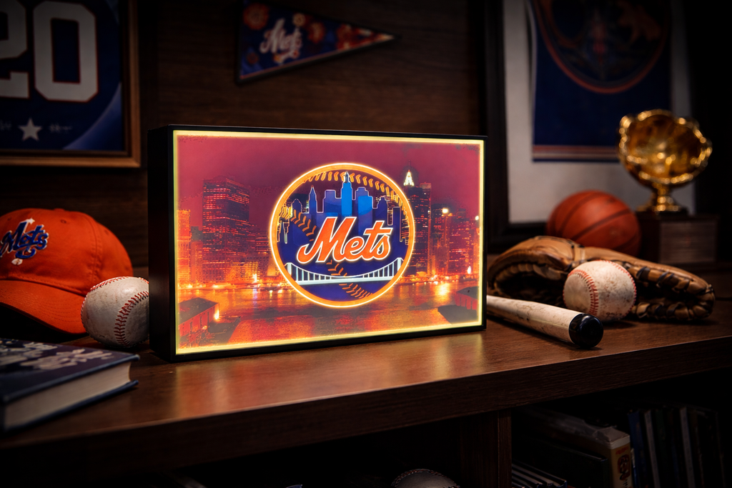 New York Mets LED Lithophane Light Box