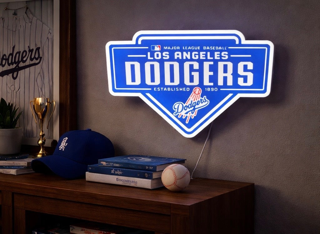 Fan Inspired Los Angeles Dodgers LED Light Box