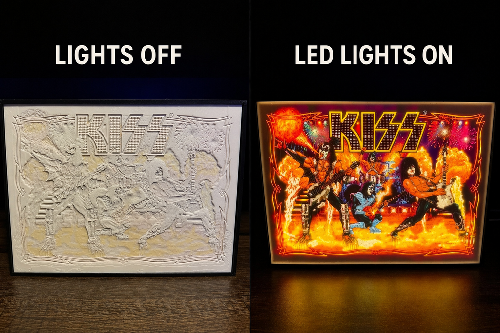 KISS Pinball LED Light Box