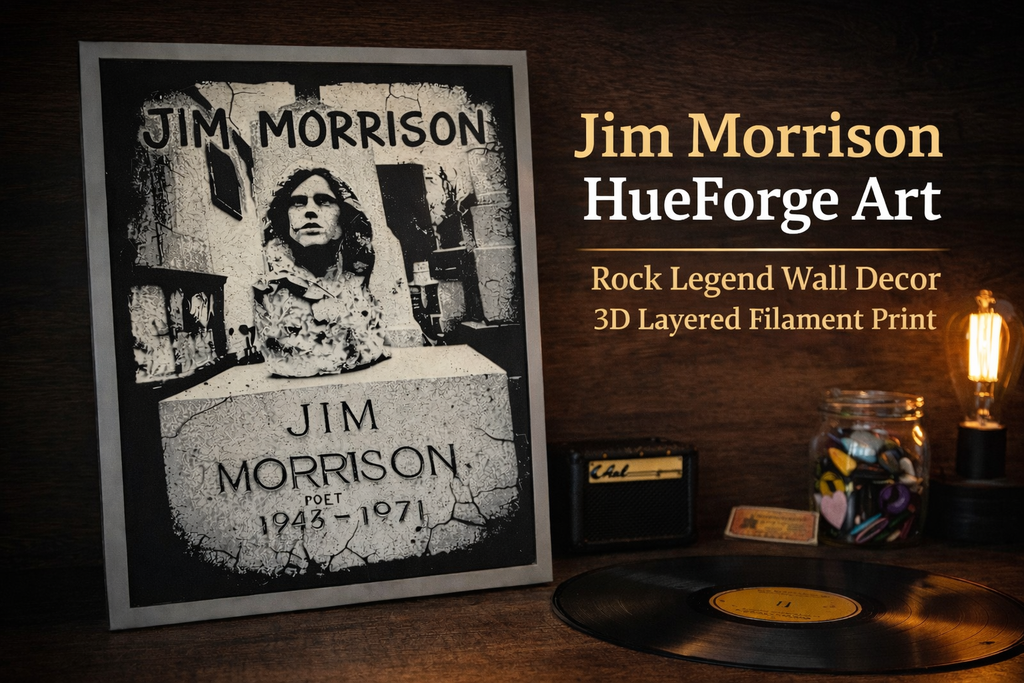 Jim Morrison Grave HueForge Art