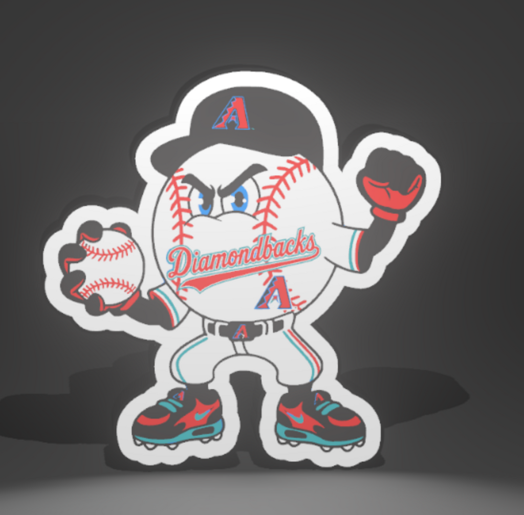 Custom Baseball Teams Light Boxes - Pick From All 30 Teams