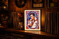Elvis Inspired Stained Glass Lithophane LED Lightbox