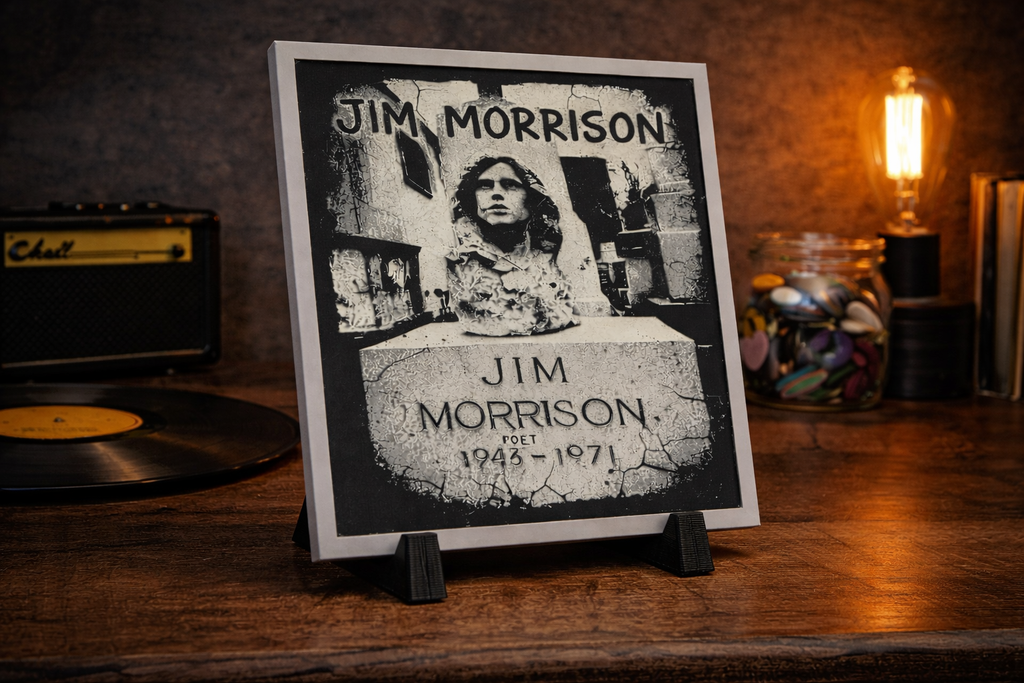 Jim Morrison Grave HueForge Art