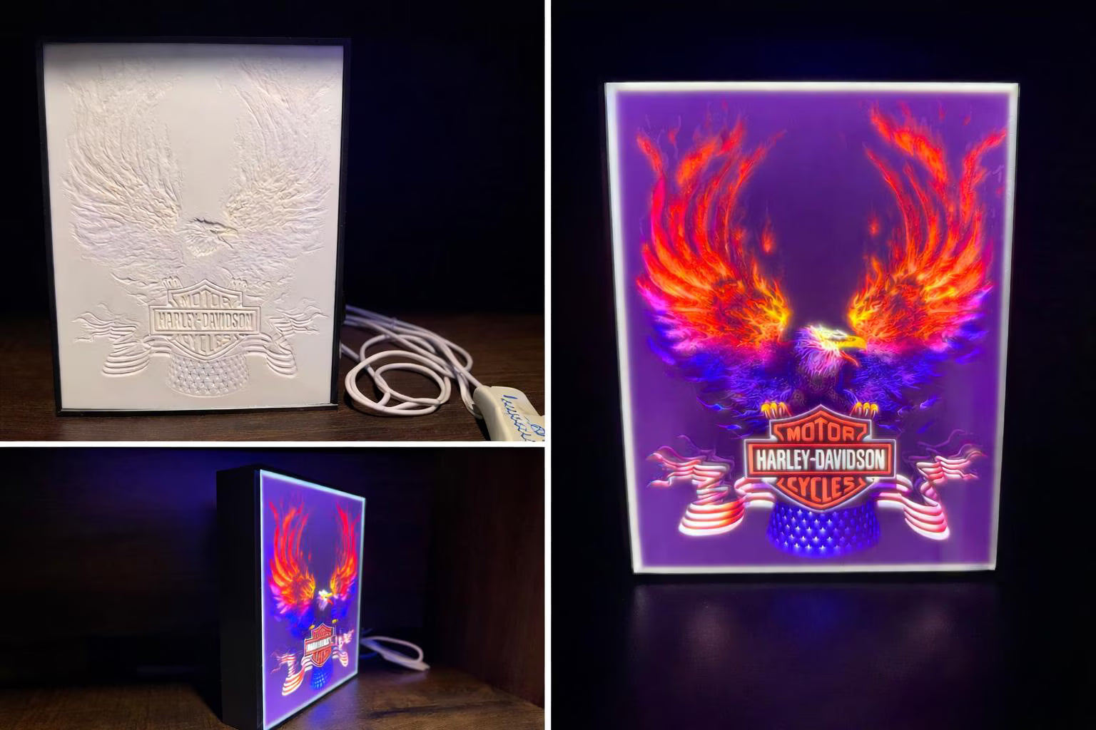 Harley Davidson LED Light Box v2