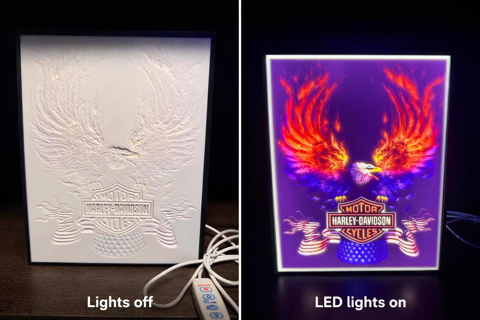 Harley Davidson LED Light Box v2