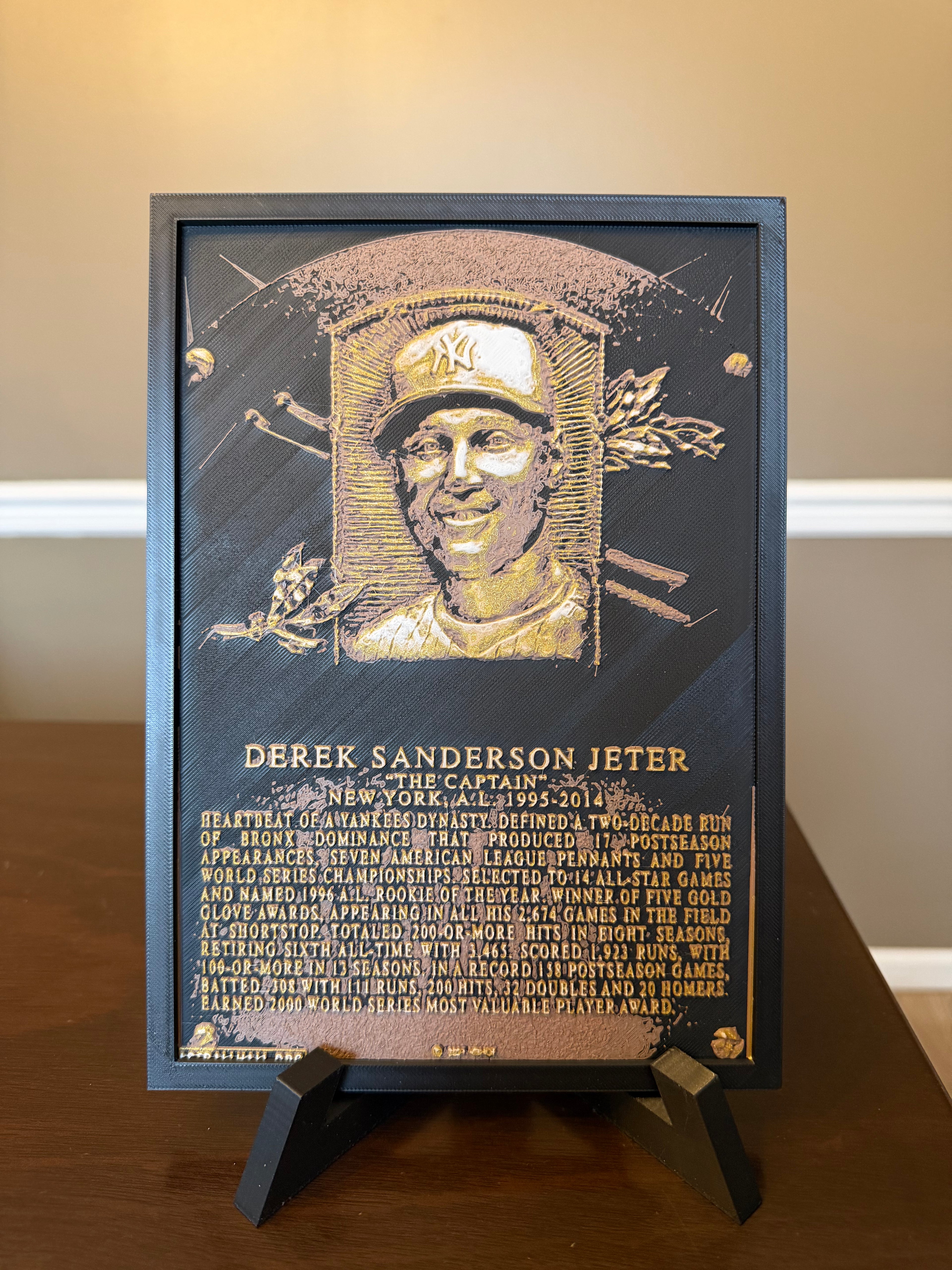 Baseball Hall of Fame Plaque - Choose your Hall of Famer