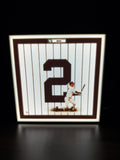 New York Yankees - Derek Jeter #2 Lithophane LED Light Box