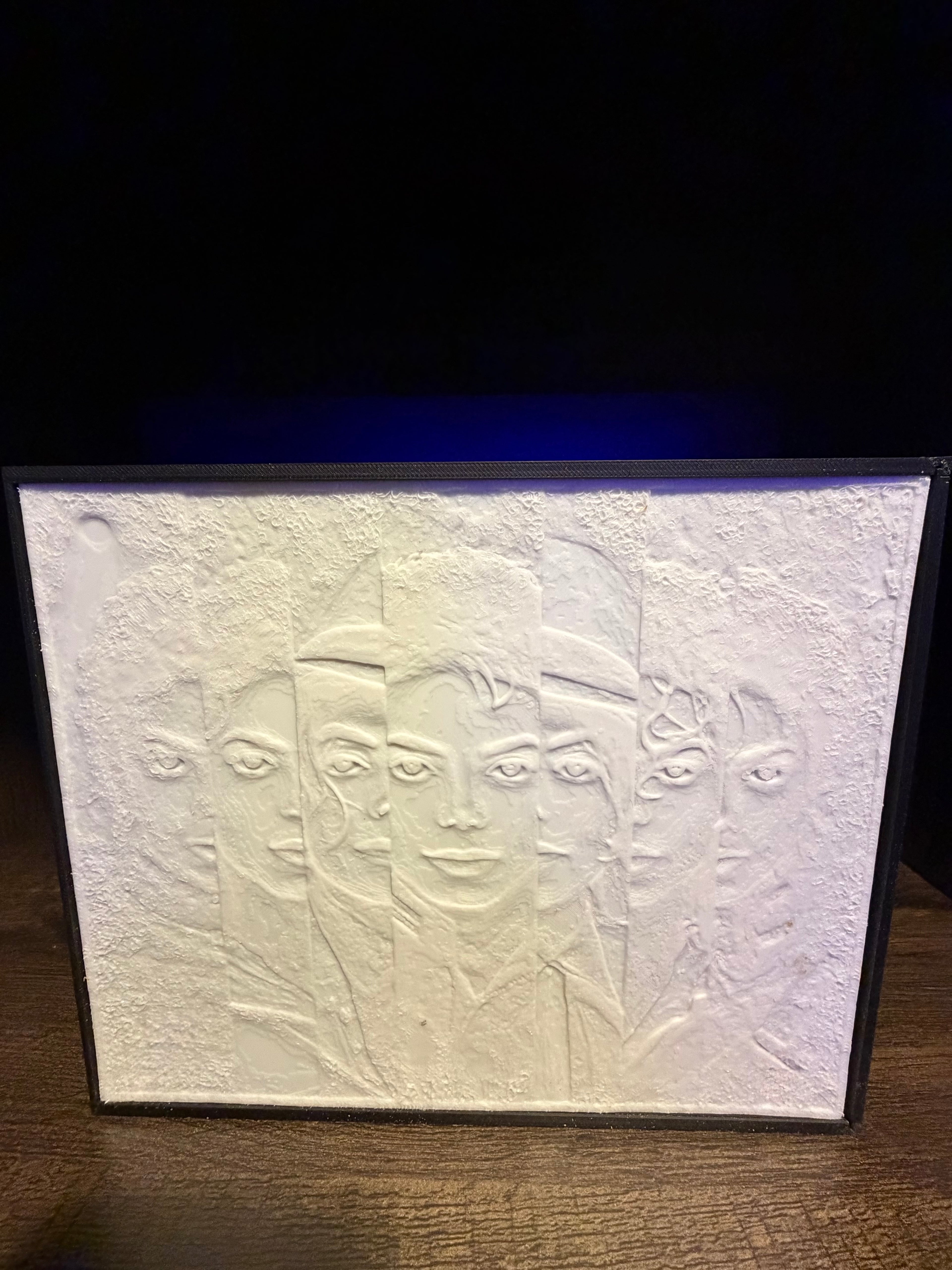 Michael Jackson LED Lithophane Light Box