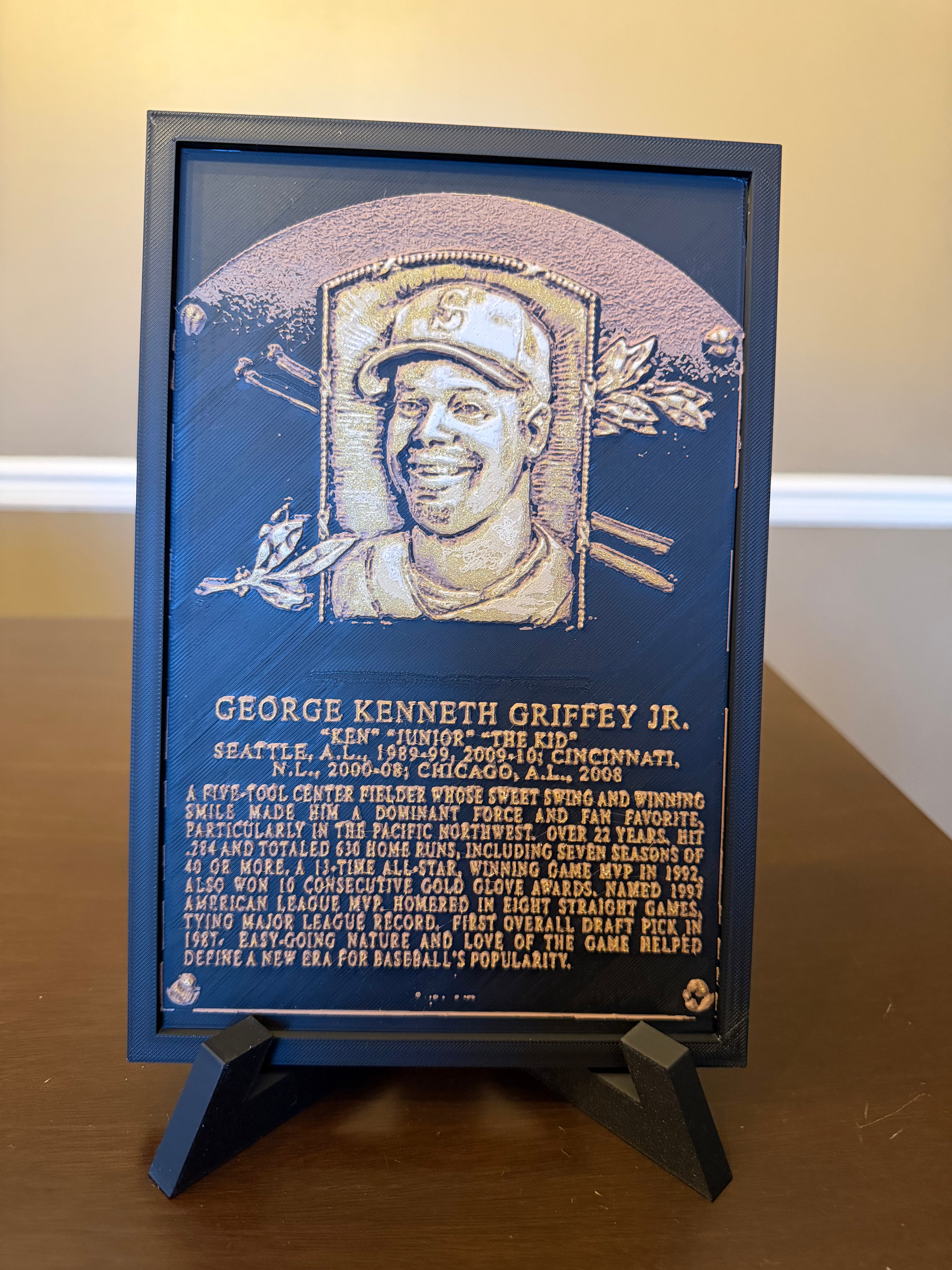 Baseball Hall of Fame Plaque - Choose your Hall of Famer