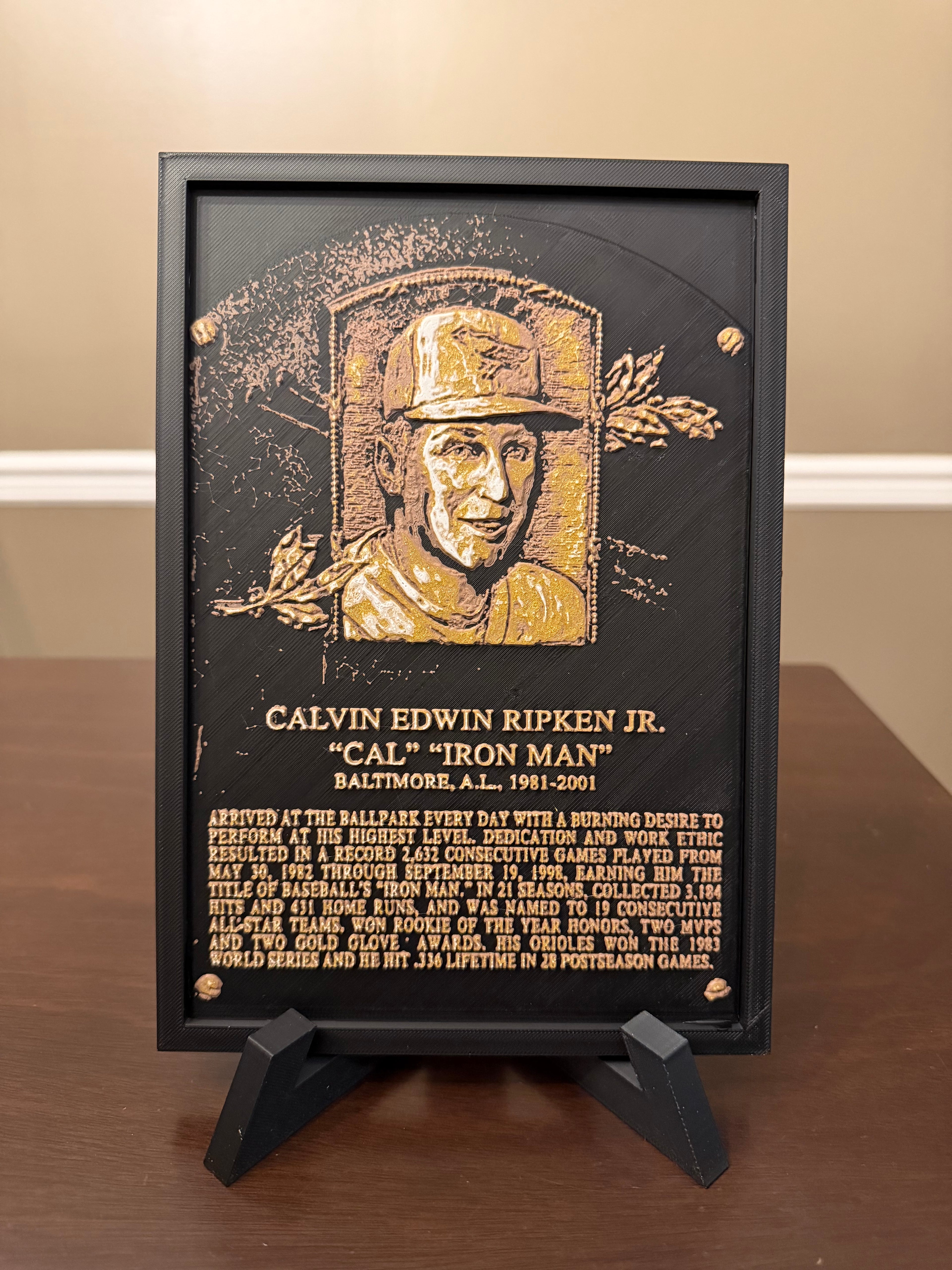 Baseball Hall of Fame Plaque - Choose your Hall of Famer