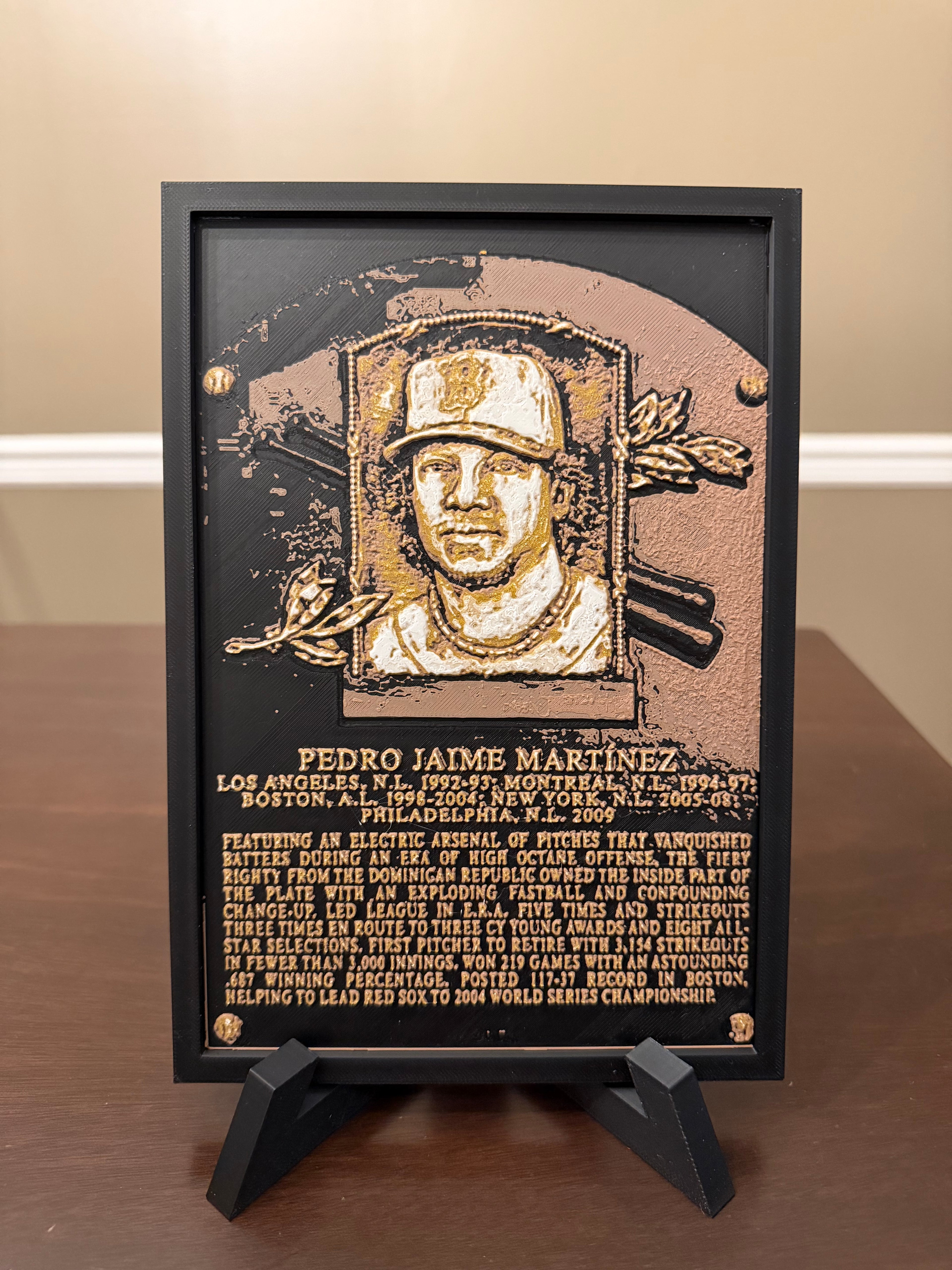 Baseball Hall of Fame Plaque - Choose your Hall of Famer