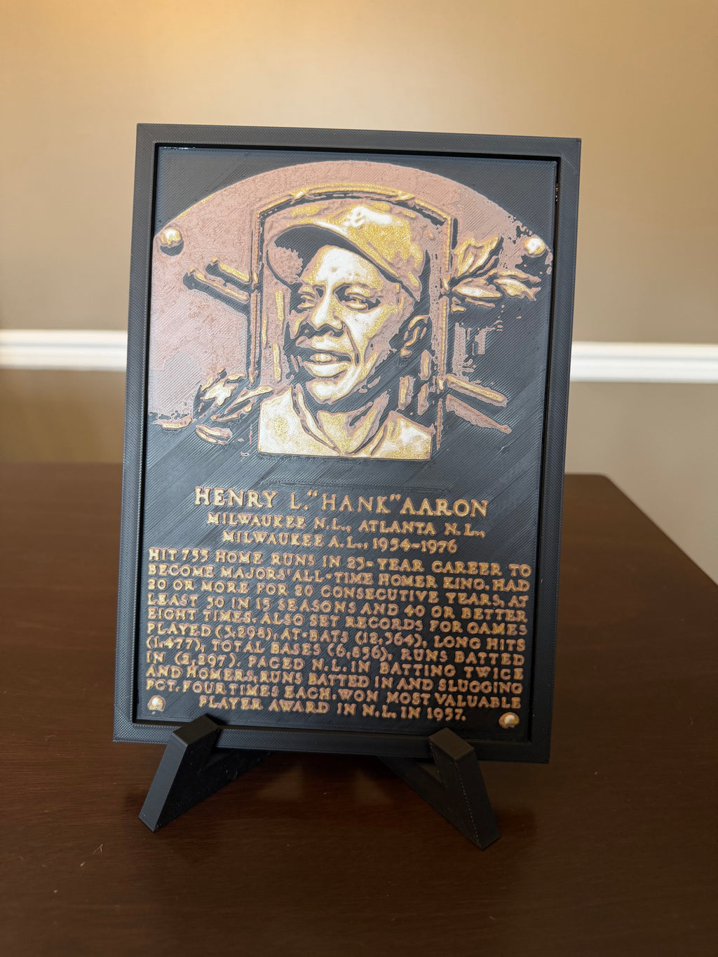 Baseball Hall of Fame Plaque - Choose your Hall of Famer