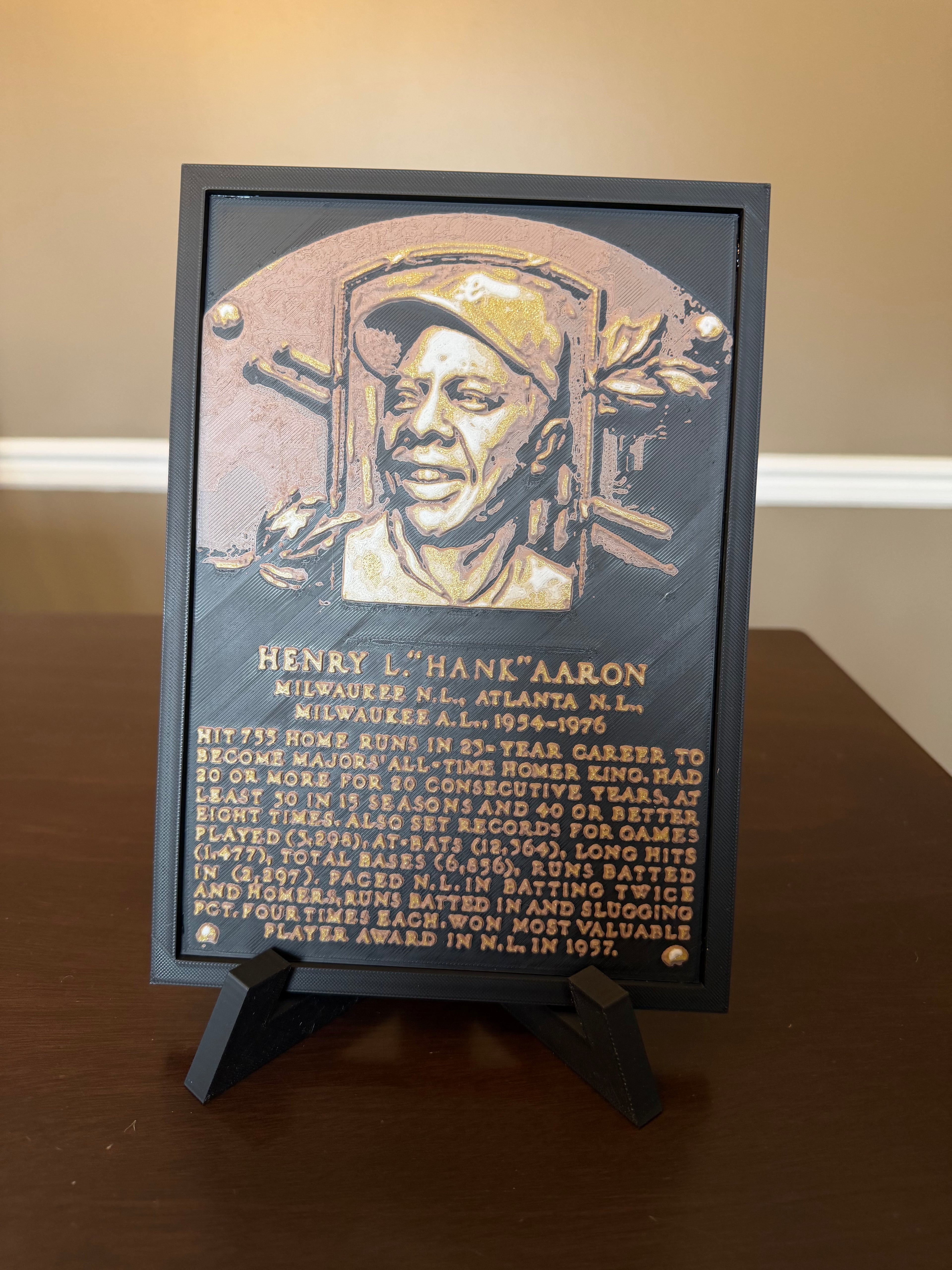 Baseball Hall of Fame Plaque - Choose your Hall of Famer