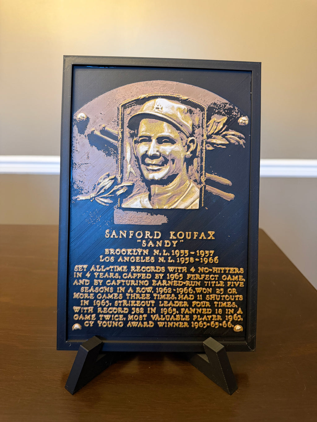 Baseball Hall of Fame Plaque - Choose your Hall of Famer