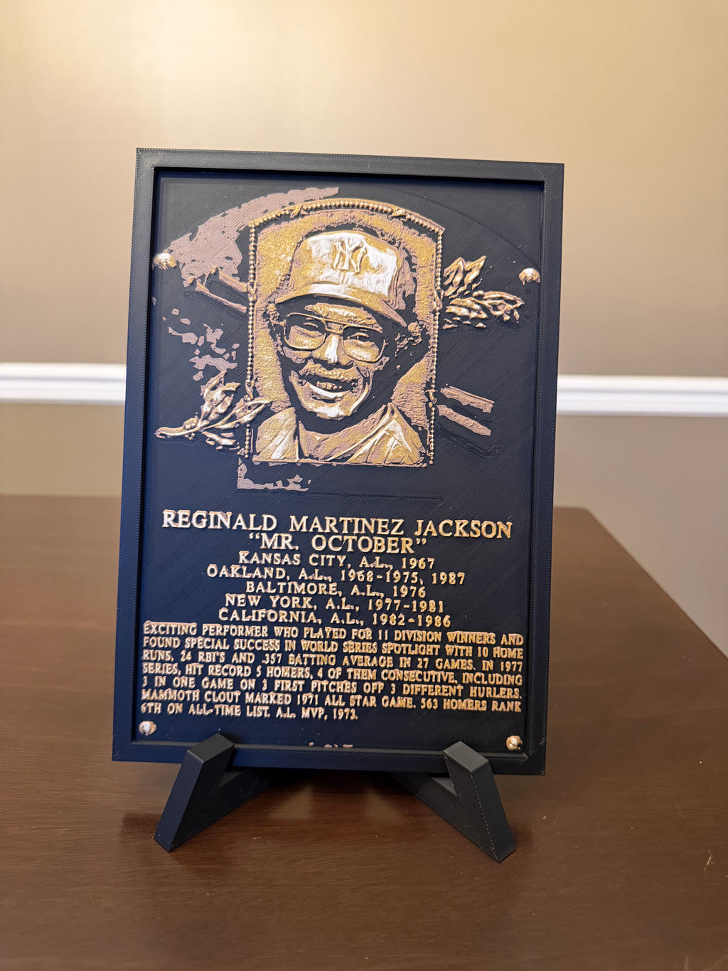 Baseball Hall of Fame Plaque - Choose your Hall of Famer