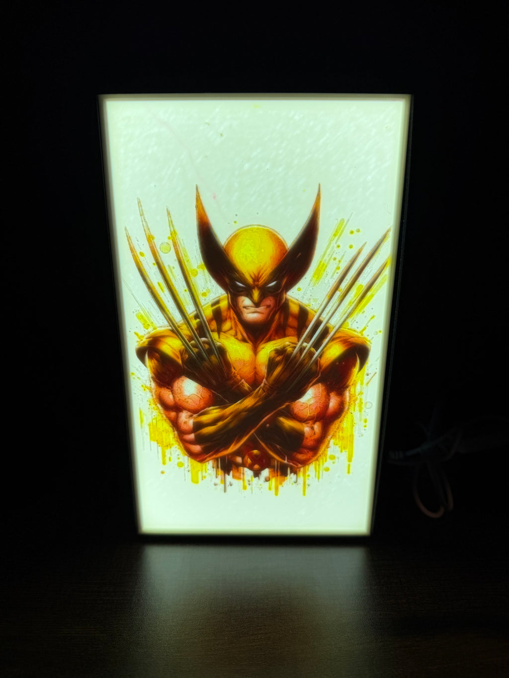Fan Inspired Wolverine Light Box