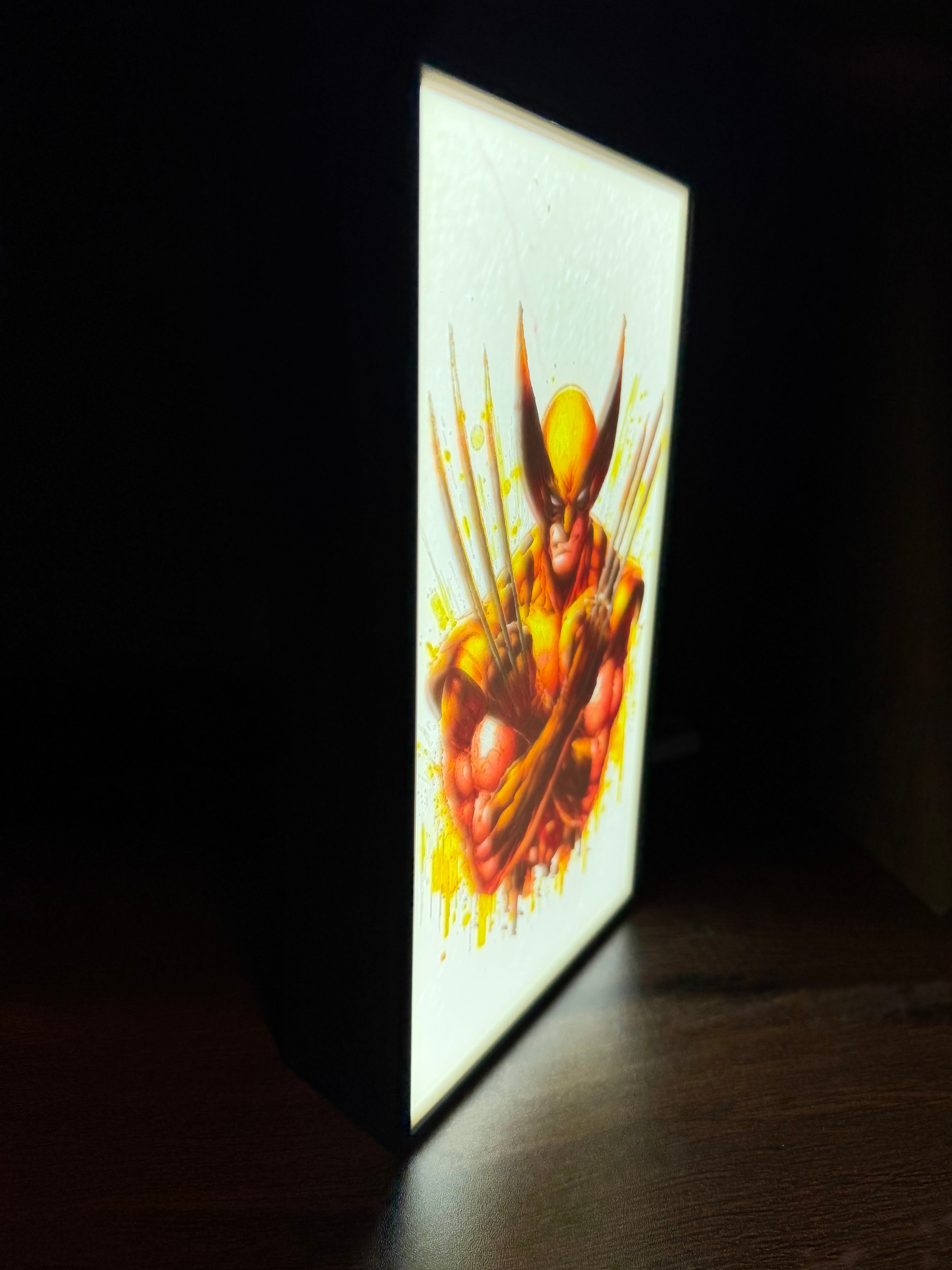 Fan Inspired Wolverine Light Box