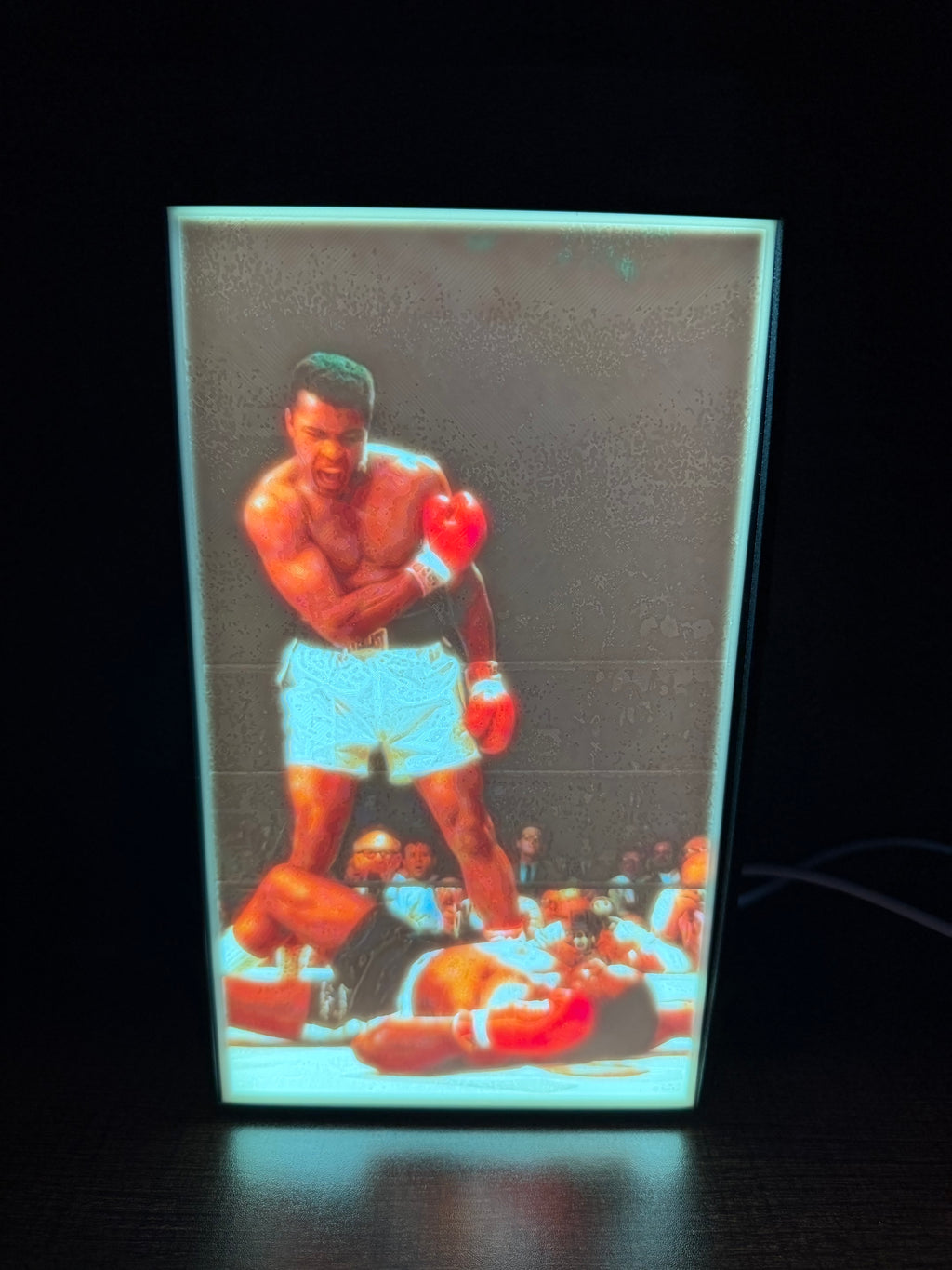 Muhammad Ali Inspired LED Light Box