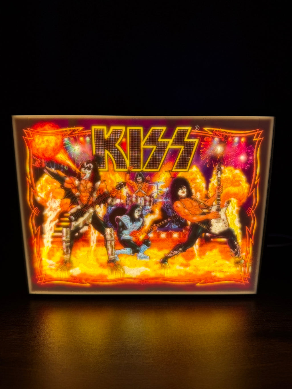KISS Pinball LED Light Box