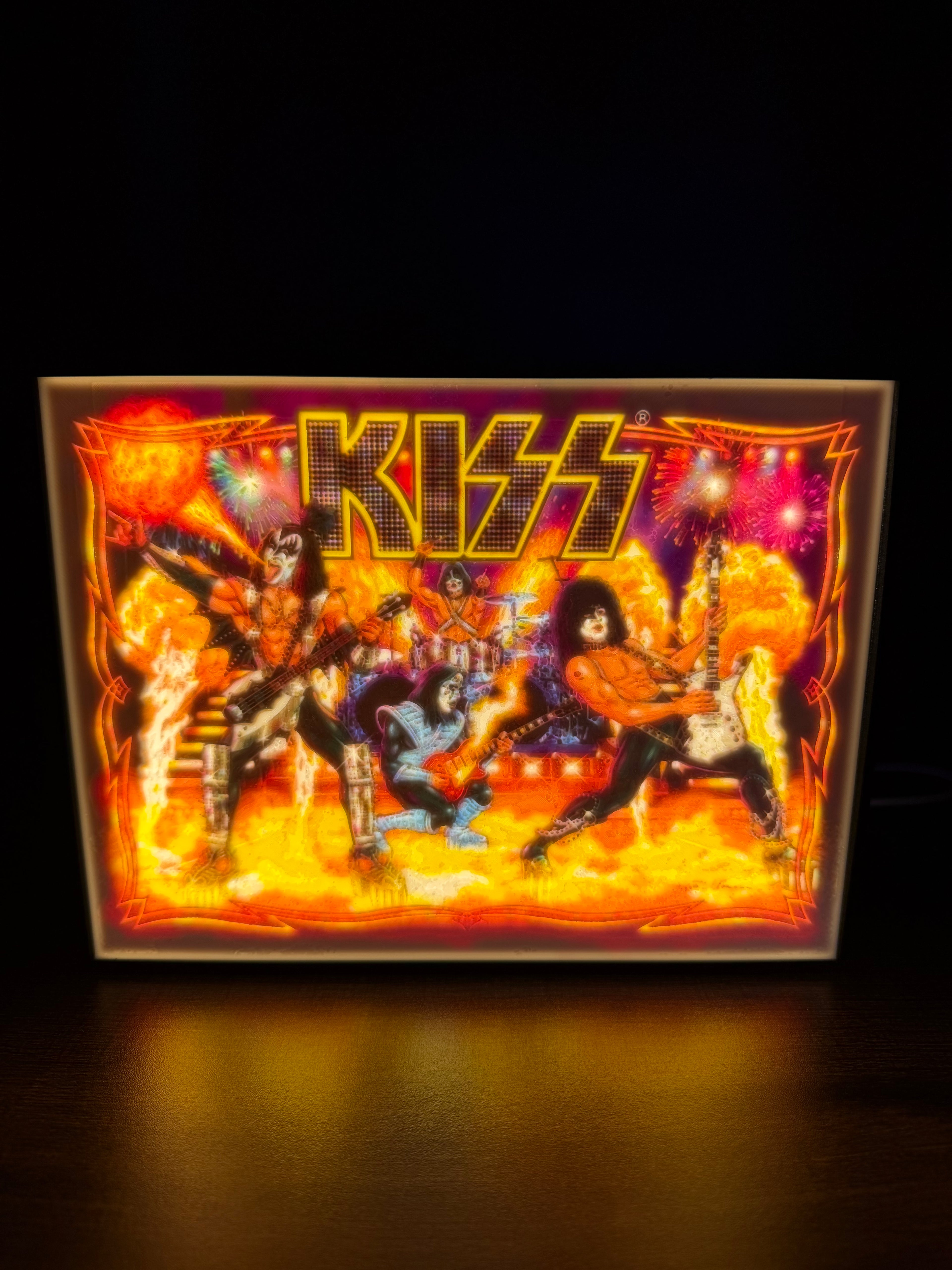 KISS Pinball LED Light Box