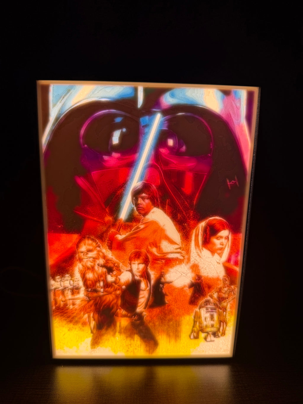 Star Wars Inspired 3D LED Light Box