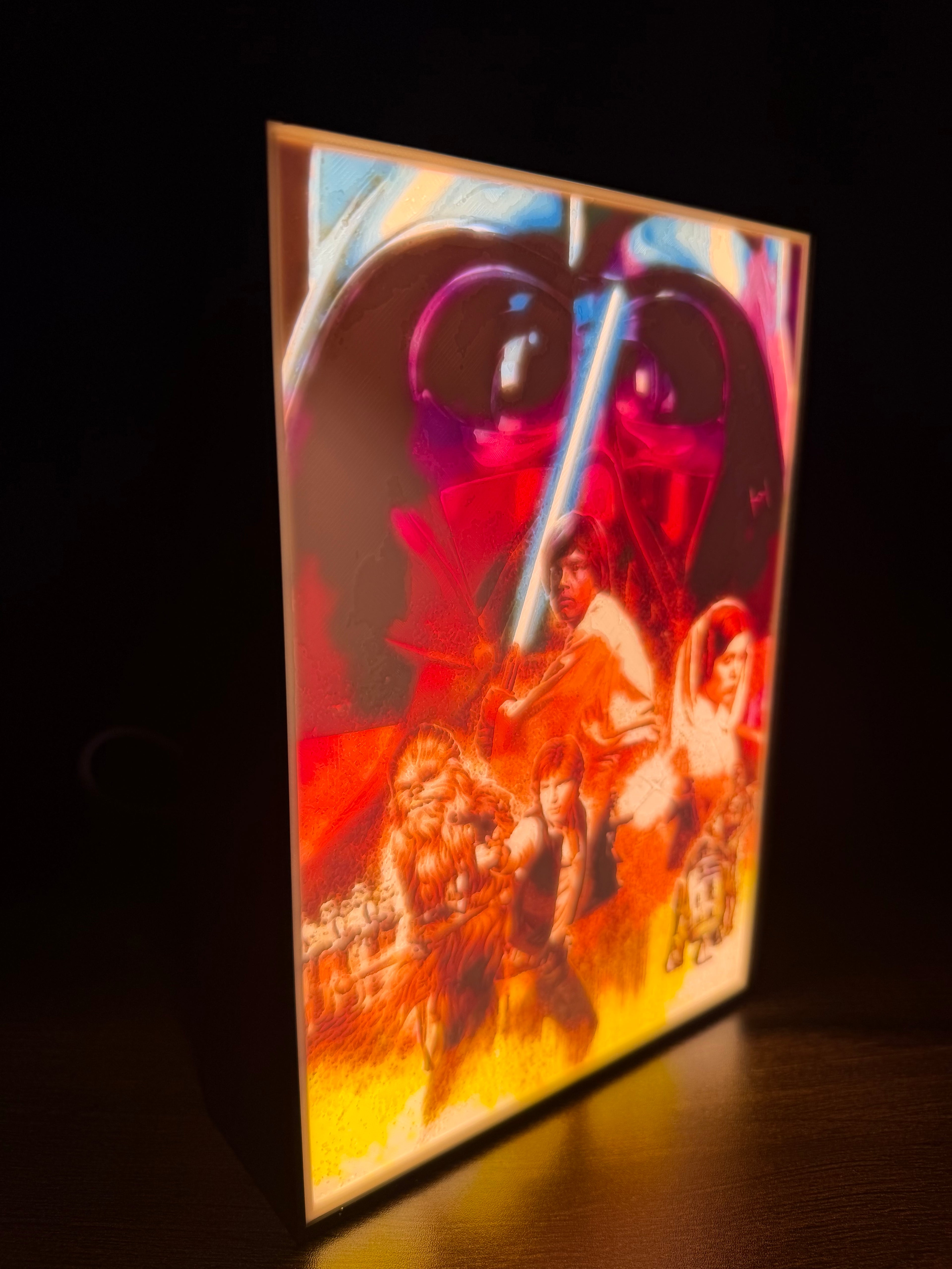 Star Wars Inspired 3D LED Light Box