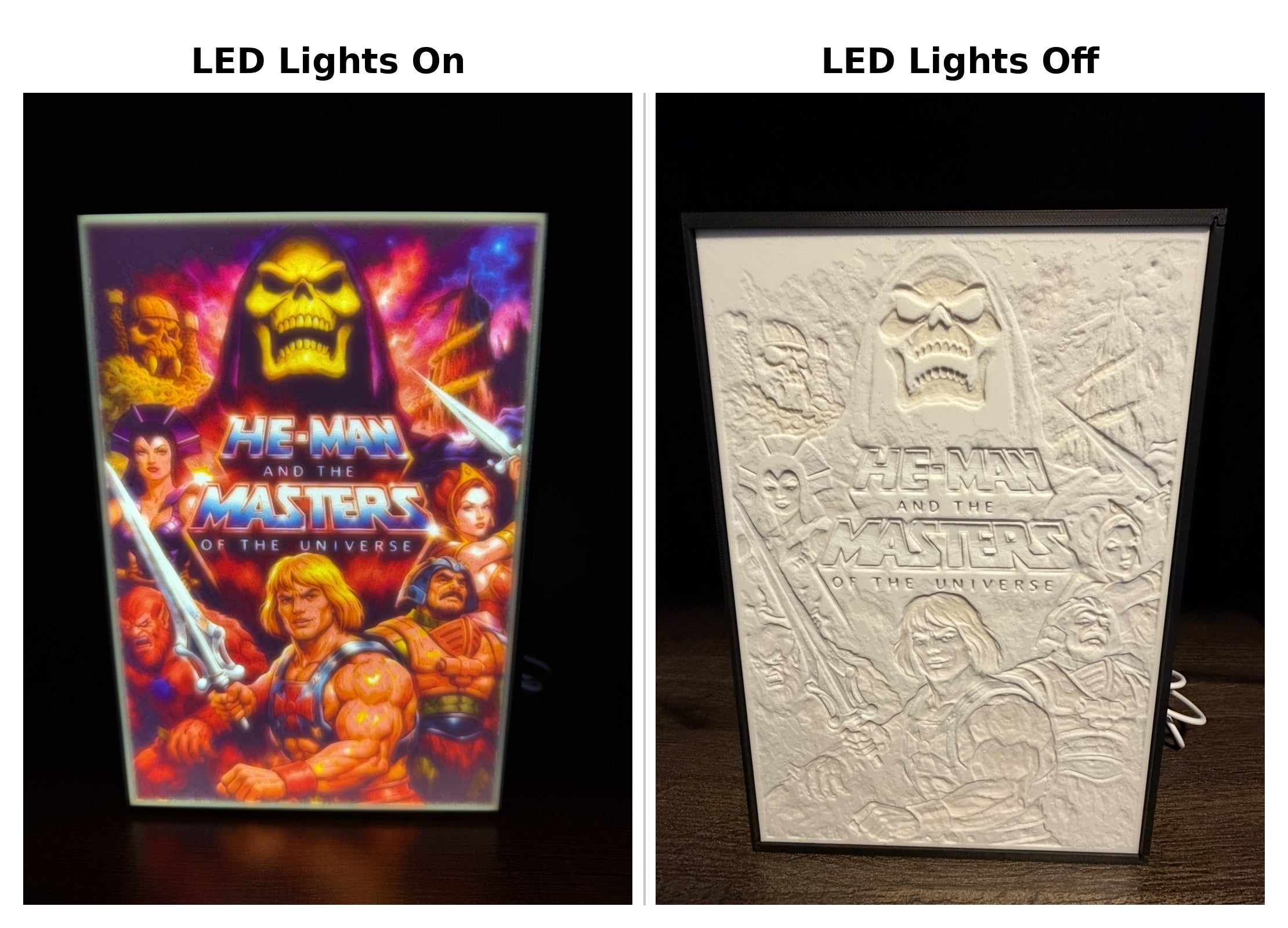 He-Man Masters of the Universe - LED Lithophane Light Box