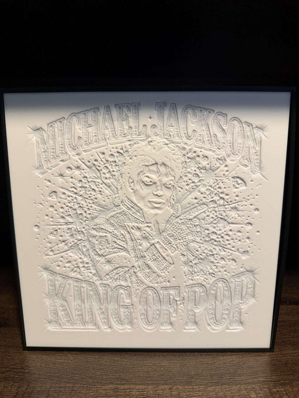Michael Jackson “King of Pop” LED Light Box