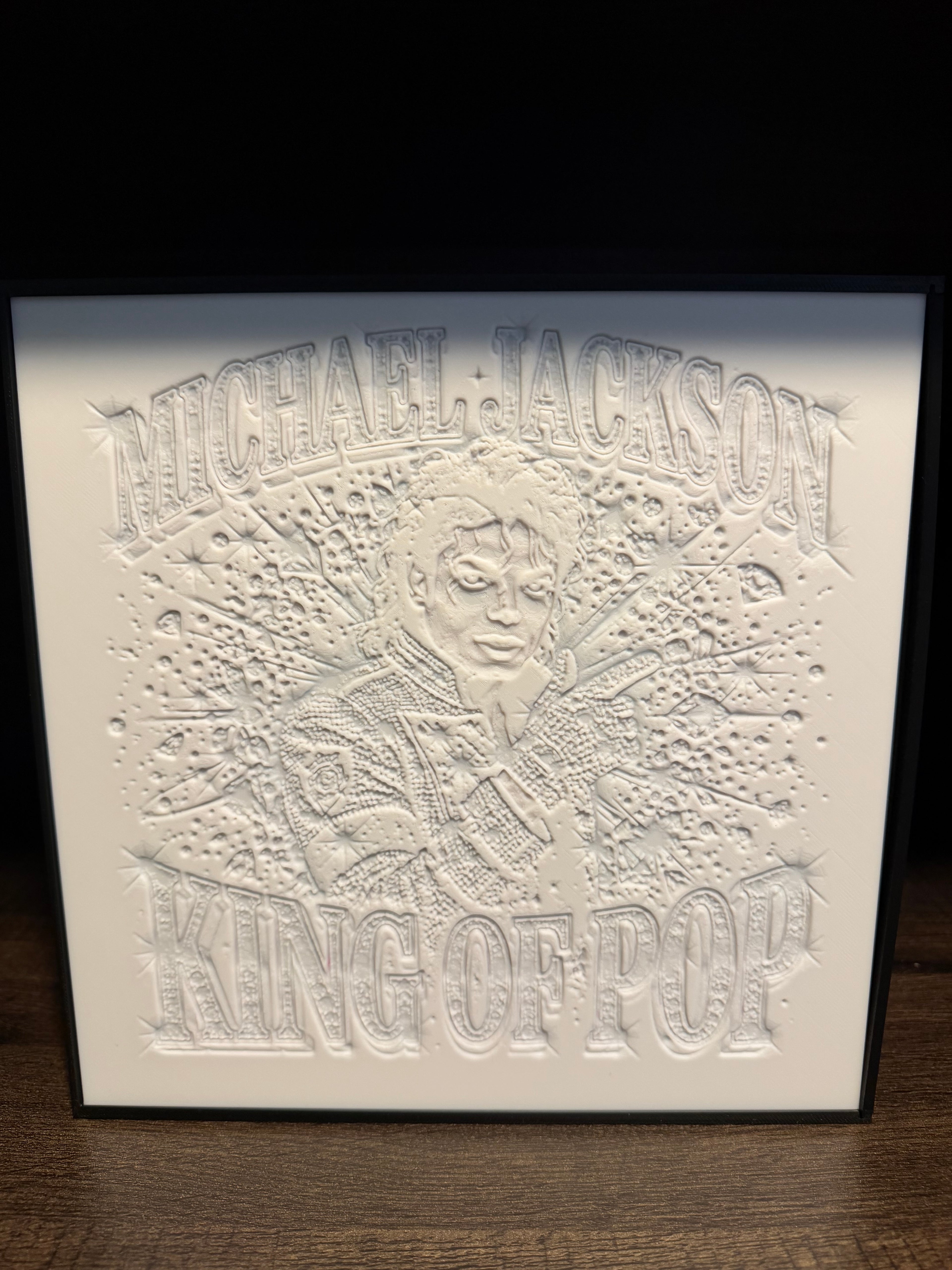 Michael Jackson “King of Pop” LED Light Box