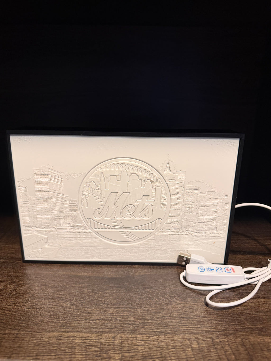 New York Mets LED Lithophane Light Box