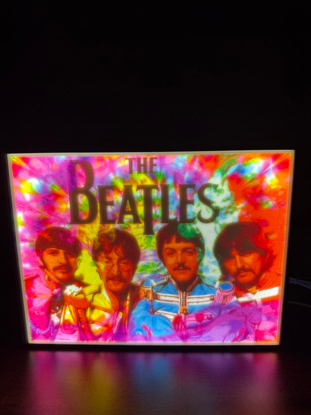 The Beatles-Inspired LED Lithophane Light Box
