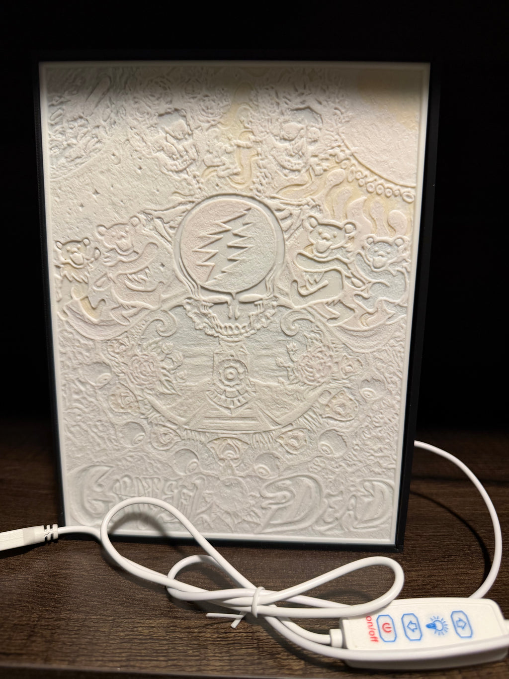 Grateful Dead–Inspired LED Lithophane Light Box